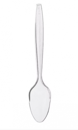 Tacamuri si seturi - Set Lingurite reutilizabile Oti 50 bucati transparente, LC50