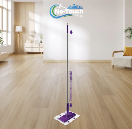 Set Mop OTI No-Touch, 1 Mop + 5 lavete uscate si 5 lavete umede [1]