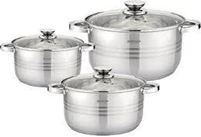 Oale si cratite - Set de oale din inox Bohmann, 6 piese
