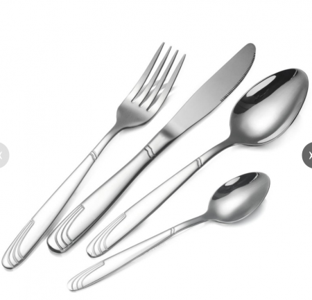 Tacamuri si seturi - Set tacamuri 24 piese Bohmann Premium BP A24-SM, Otel inoxidabil - Argintiu