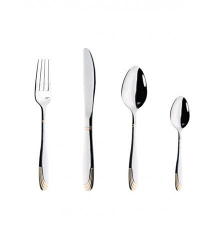 Tacamuri si seturi - Set tacamuri 24 piese Bohmann Premium BPA24-GM, Otel inoxidabil