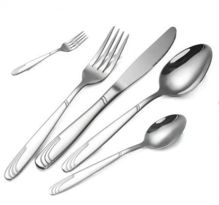 Tacamuri si seturi - Set tacamuri 30 piese Bohmann Premium, Otel inoxidabil, argintiu