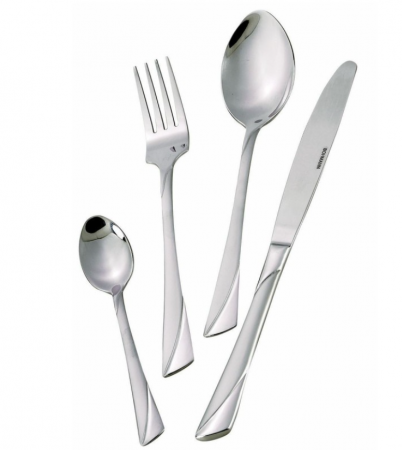 Set tacamuri 72 piese Bohmann, cu diplomat crem, model satinat [2]