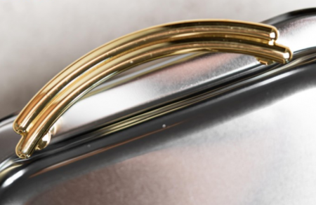 Set tavi pentru servire, 3 piese, manere aurii [3]