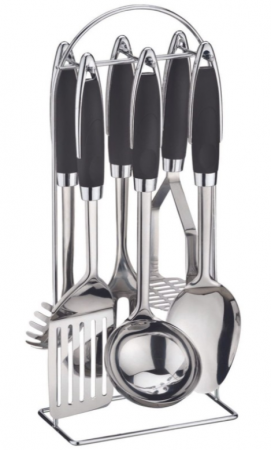 Set ustensile 7 piese Bohmann, suport inclus [6]