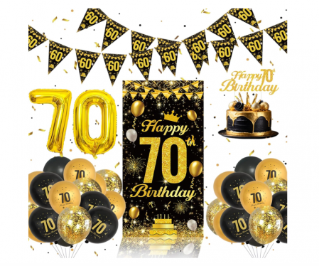 Setul de baloane pentru petreceri Happy Birthday Balloons  70 ani [0]