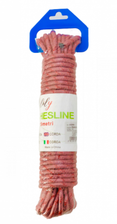 Uscatoare de rufe - Sfoara rufe din material termoplastic matasos, funie nylon rezistent, lungime 15m