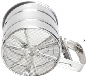 Site bucatarie - Sita pentru faina si zahar pudra Bohmann BH 7741, 450 ml, mecanica, Inox