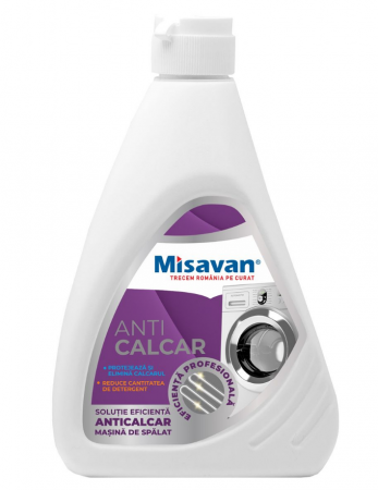Solutii anticalcar - Solutie anticalcar pentru masina spalat rufe Misavan 500ml - 20206