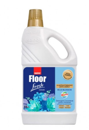 Detergenti Podele - Detergent Concentrat de Pardoseli Sano Floor Fresh Blue Blossom, 1 l