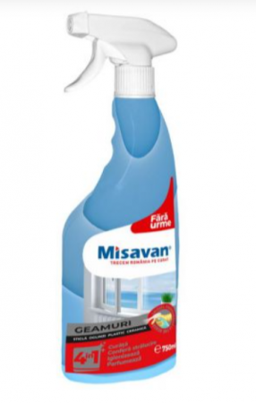 Solutii curatat geamuri - Solutie curatare geamuri Misavan 4in1 750ml, 31213
