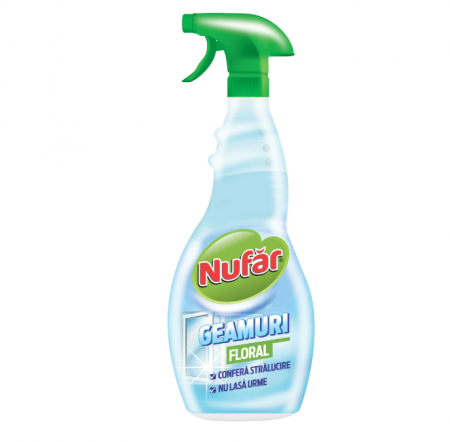 Solutii curatat geamuri - Solutie curatare geamuri Nufar Floral, 500 ml