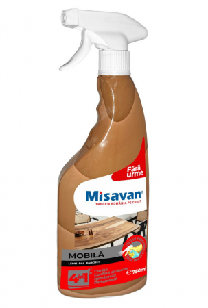 Detergenti Mobila - Solutie curatare mobila Misavan 4in1 750ml - 30706