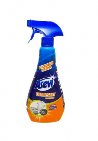 Solutii suprafete bucatarie - Solutie degresant aragaz, bucatarie superconcentrat Asevi 750ml