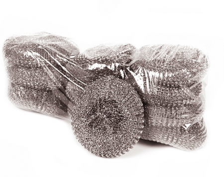 Bureti si Lavete - Spalator inox profesional, 10 buc./set, 40 gr.