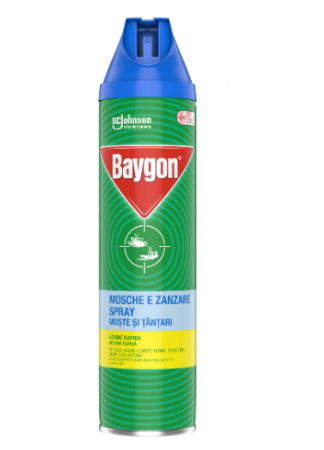 Insecticide - Spray impotriva mustelor si tantarilor Baygon , 400 ml