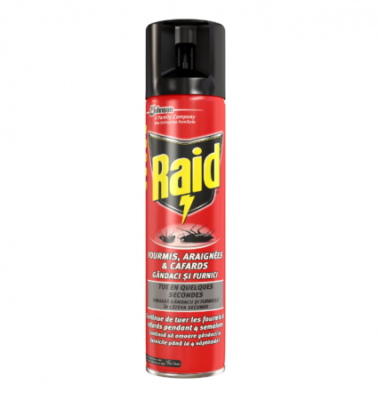 Insecticide - Spray gandaci si furnici Raid, 400 ml