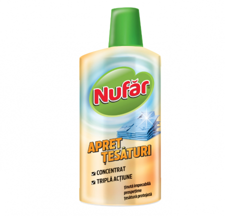 Curatenie - Apret tesaturi Nufar, 500 ml