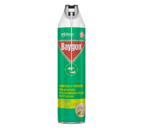 Insecticide - Spray aerosol anti-gandaci si furnici BAYGON, 400 ml