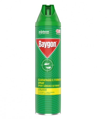 Insecticide - Spray impotriva gandacilor si furnicilor Baygon , 400 ml