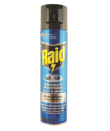 Insecticide - Spray antimuste si antitantari,Raid, 400ml
