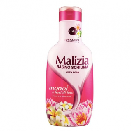 Spumant de baie hidratant Malizia Bagno Schiuma monoi e fiori di loto 1l [1]