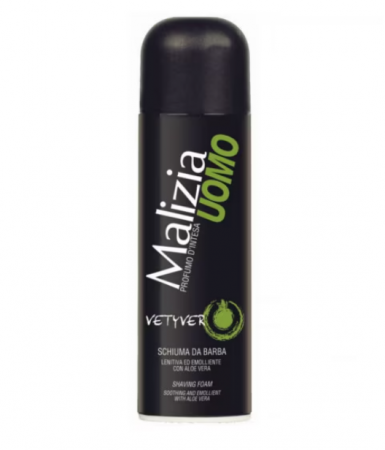 Spuma de ras cu Aloe Vera Malizia Uomo Vetyver Shaving Foam 300ml [0]