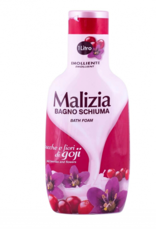 Spuma de baie Malizia cu fructe de padure si flori de Goji 1L [0]