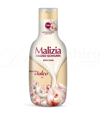 Spumant si Sare de baie - Spumant de baie Malizia Bagno Schiuma nuvola di talco 1l