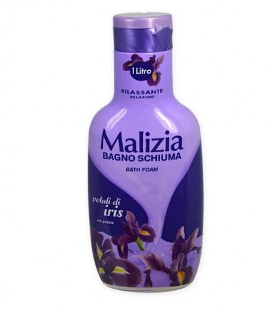 Spumant si Sare de baie - Spumant de Baie Malizia cu Petale de Iris, 1L
