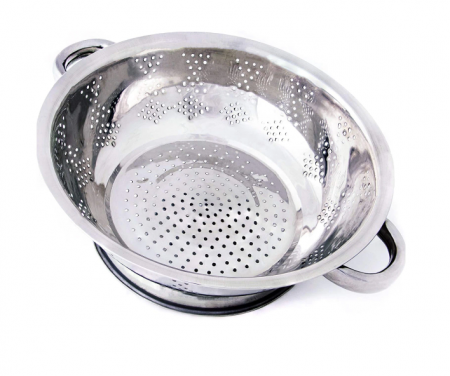 Strecuratoare de bucatarie, Otel, 24 cm, Argintiu [0]