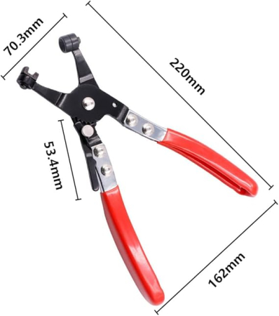 Set 2 clesti universali pentru coliere furtun auto, clesti sudura si demontare coliere, gat drept [1]