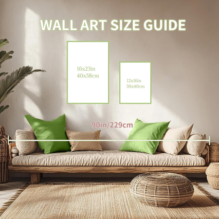 Set 3 tablouri pe pânză pentru perete, peisaj cabană la munte, flori de câmp, decor natură pentru living, dormitor sau birou [4]