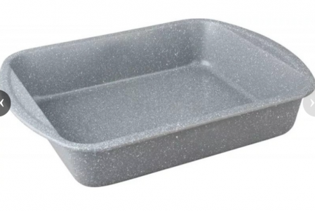Tavi copt - Tava din aluminiu, marmorata, 40x29x8cm, Bohmann