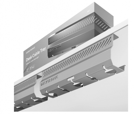 Organizator de cabluri din oțel inoxidabil pentru birou [0]