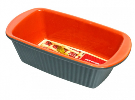Tavi copt - Tava dreptunghiulara pentru cuptor cu Manere, Ceramica, 30x24x7.5cm