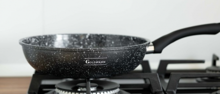 Tigaie WOK antiaderenta, 26x7cm, acoperire ceramica, maner soft touch, Goldamnn, marmorata [1]