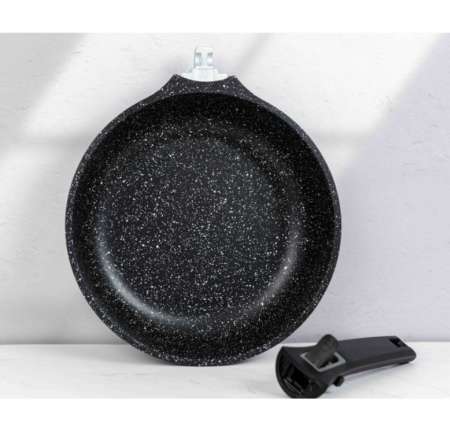 Tigaie cu maner detasabil, 28cm, aluminiu turnat, Bohmann, suprafata antiaderenta, inclusiv inductie [5]