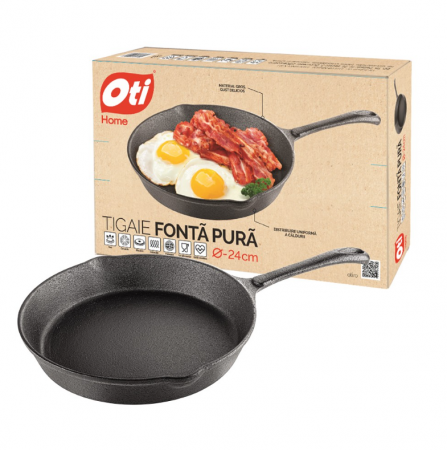 Tigai si seturi - Tigaie din fonta pura, Ø 24cm