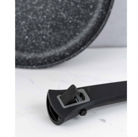 Tigaie clatite cu maner detasabil, 28cm, aluminiu turnat, Bohmann, suprafata antiaderenta, inclusiv inductie [5]