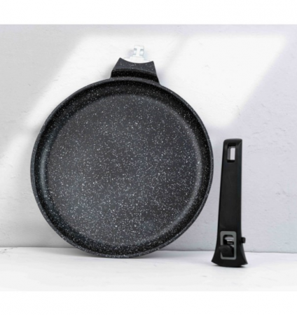 Tigaie clatite cu maner detasabil, 28cm, aluminiu turnat, Bohmann, suprafata antiaderenta, inclusiv inductie [7]