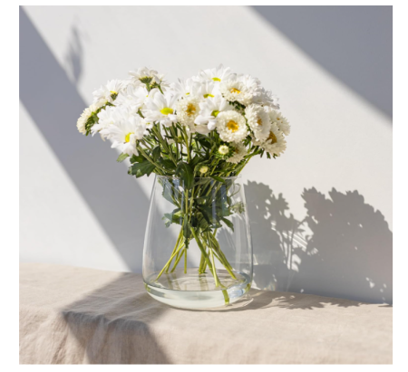 Vază decorativă mare TREND HOME – Grand Vase Salon din sticlă, pentru flori naturale și uscate, design modern [6]