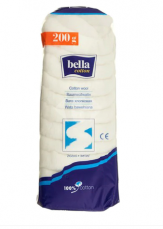 Produse dezinfectante - Vata Bella din bumbac, 200 g