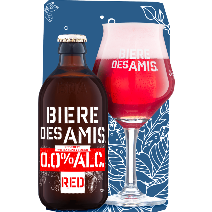 Biere des Amis Red 0.0%, 0.33L | Bere fructata fara alcool [2]