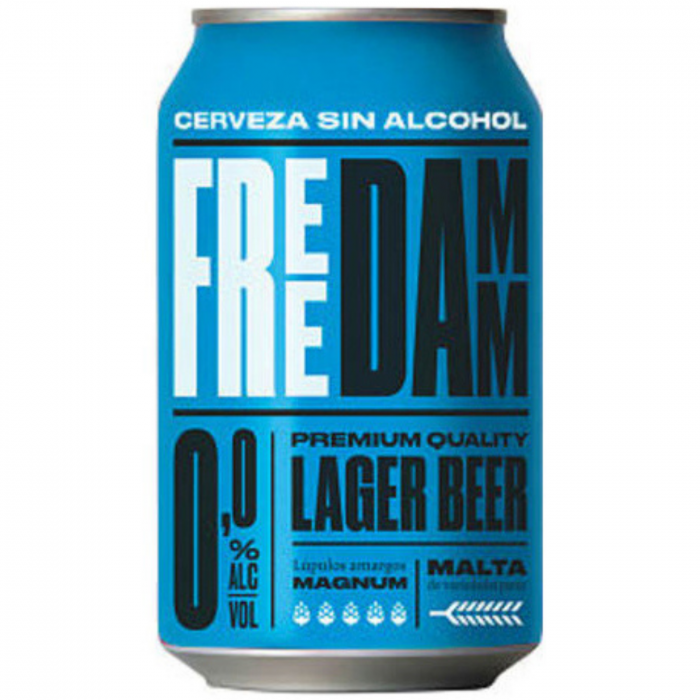 FREE DAMM  - NON-ALCOHOLIC LAGER BEER 0% - DOZA 0,33L [1]