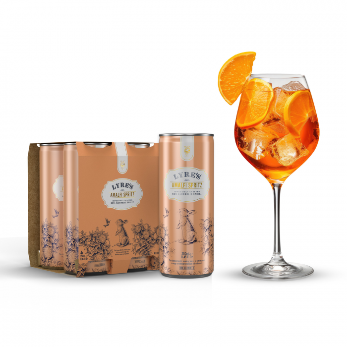 Lyre's Amalfi Spritz 25cl  | Cocktail fara alcool (alternativa la spritzer italian) [3]