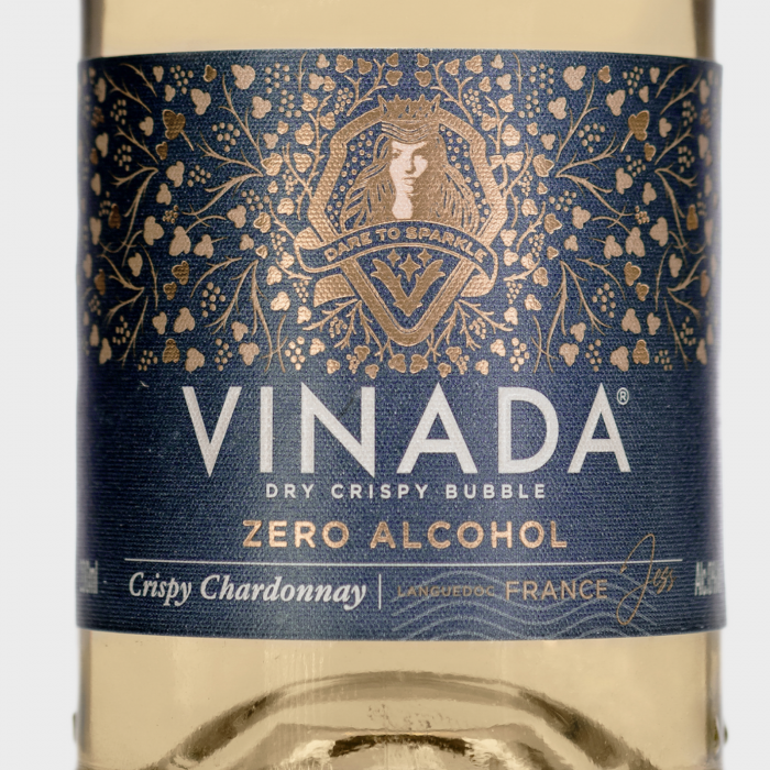VINADA Crispy Chardonnay 0.0% 0.75L Giftset  | Vin spumos  dezalcoolizat alb demisec [2]