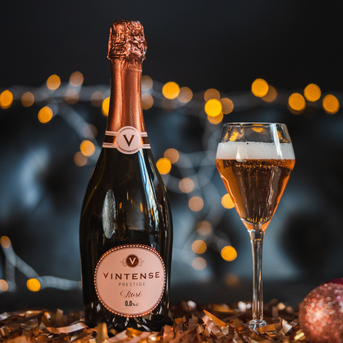 Vintense Prestige Rose 0.75L | Vin spumos dezalcoolizat roze sec [2]