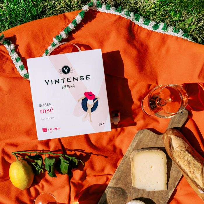 Vintense Sober Rosé 2L Bag-in-Box | Vin dezalcoolizat rose sec [3]