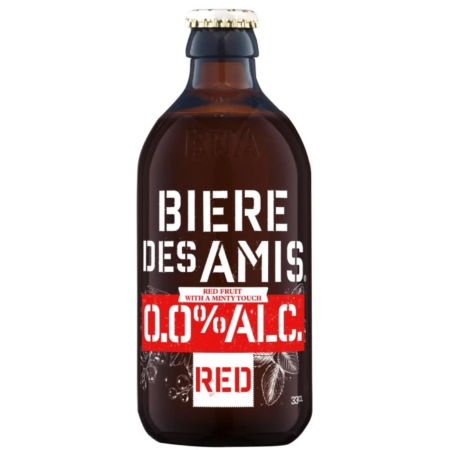 Toate berile - Biere des Amis Red 0.0%, 0.33L | Bere fructata fara alcool